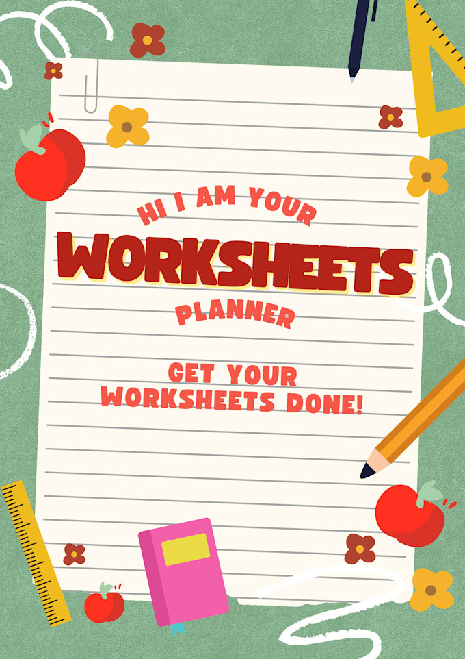 plan worksheets on any topic or subject