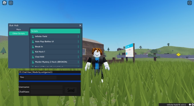 Make a roblox script hub for you by Themonkeytruck | Fiverr