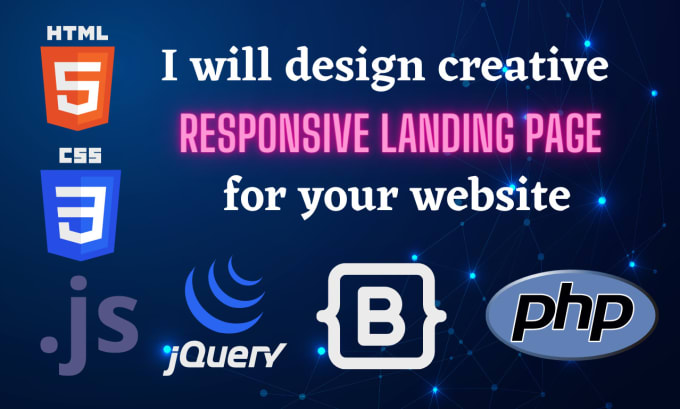 Design your responsive website using pure html css and js by Mhmd ...
