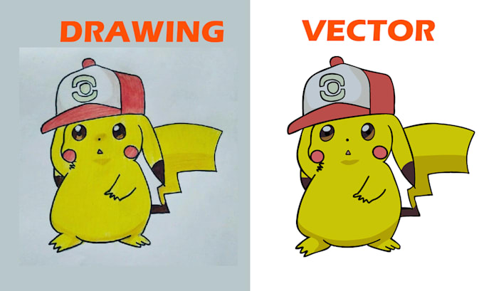 Convert your sketch or image to digital vector art logo ai,svg,eps,png ...