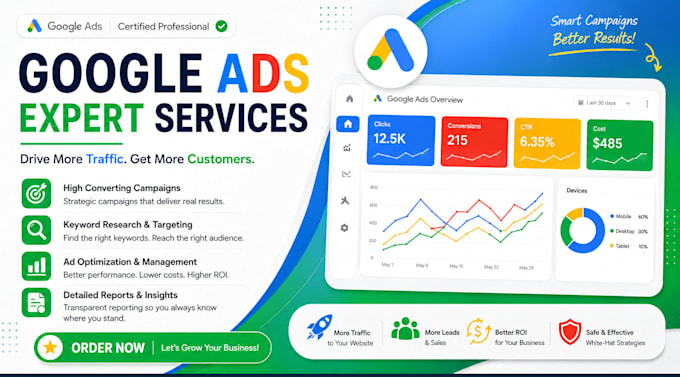 setup and manage google ads campaign
