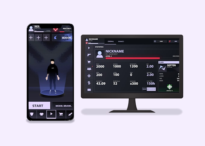 Create user interface design for your game by Enxord | Fiverr