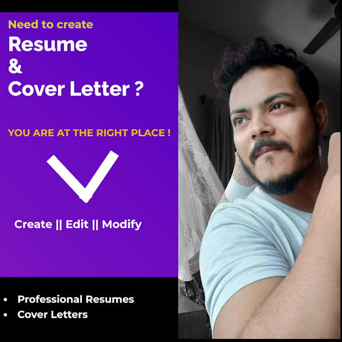 Create edit modify professional - Create Edit Modify Professional Resumes And Cover Letters 