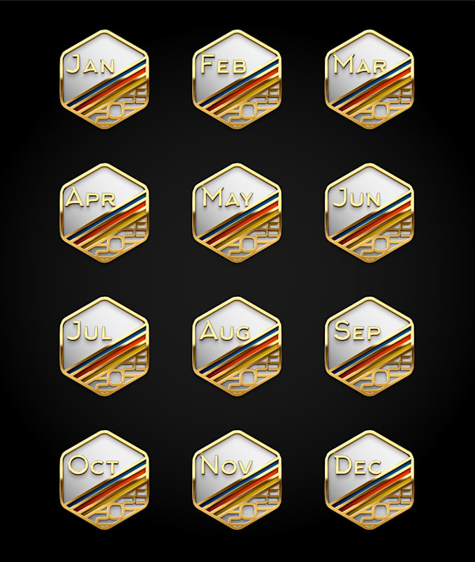 design stylish app icons with a premium gold touch