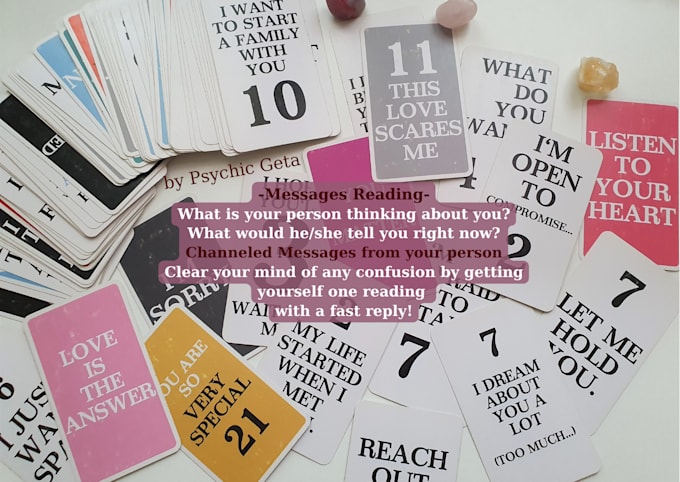 offer a psychic medium reading by channeling your person