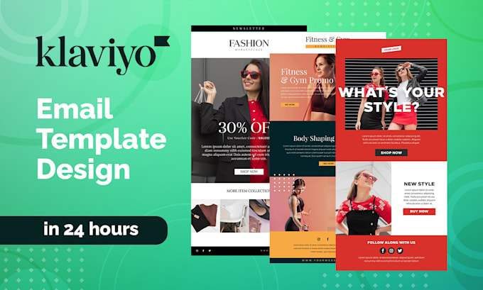 Design amazing klaviyo email template newsletter in 24 hours by Leadjoy