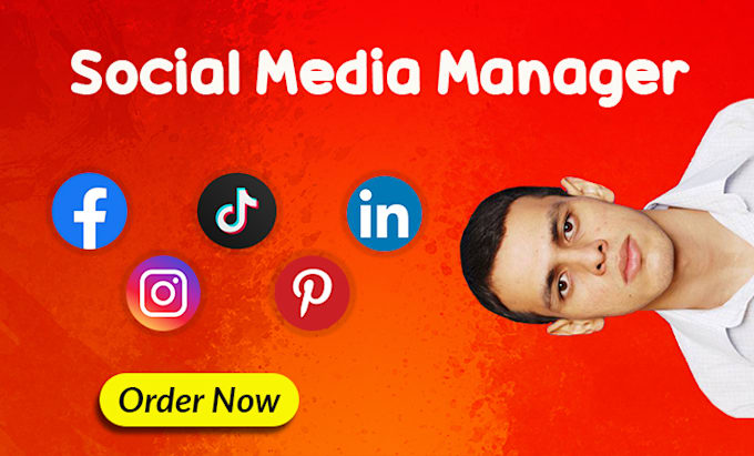 be your social media manager instagram, facebook, pinterest
