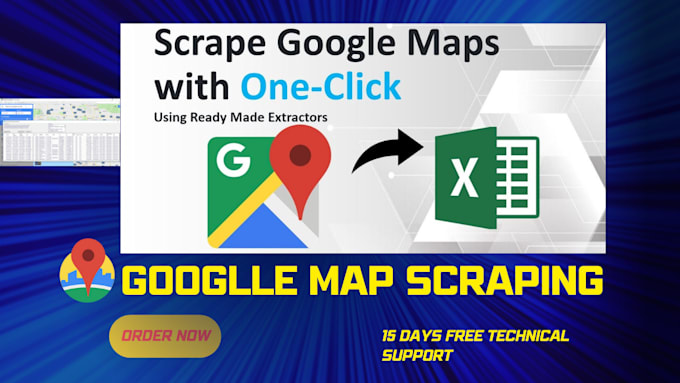 scrape google map data for lead generation, b2b data extraction