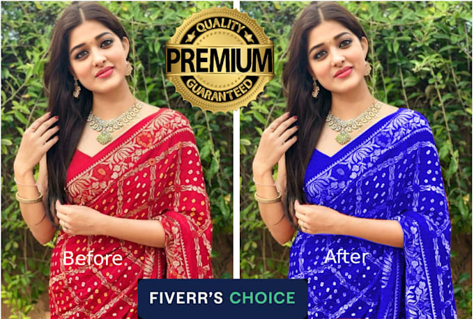 professional dress color change and mockup service