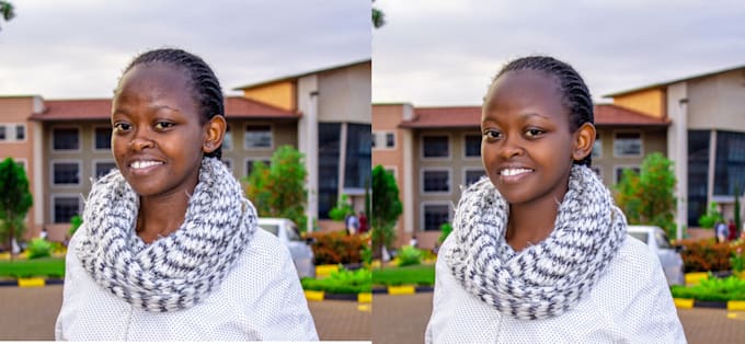 do photo retouch, smoothen skin, remove spots