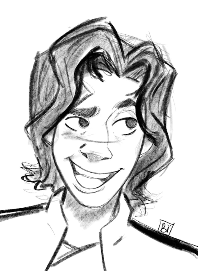 draw a disney style portrait or fanart