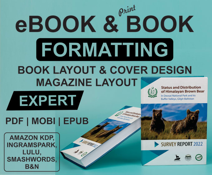 book formatting and layout design for books