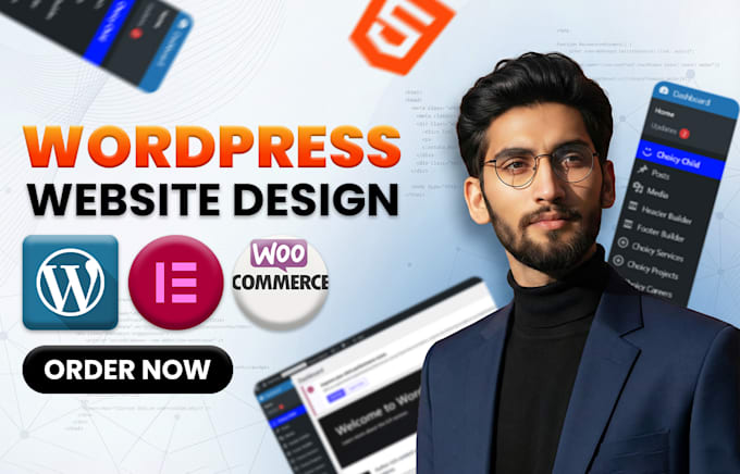 design custom responsive websites of any niche