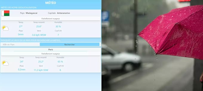 be your front end web developer  HTML, CSS, js and react