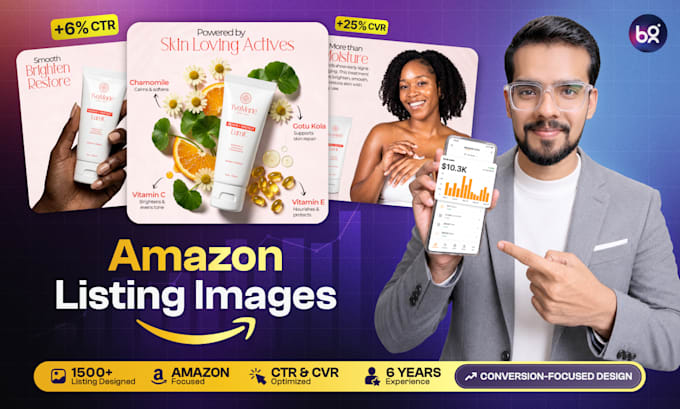 design high converting amazon listing images for fba