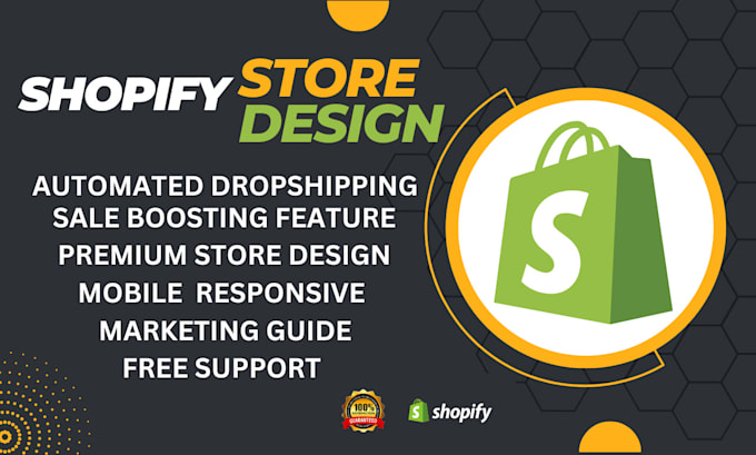 create shopify store, shopify website, dropshipping store