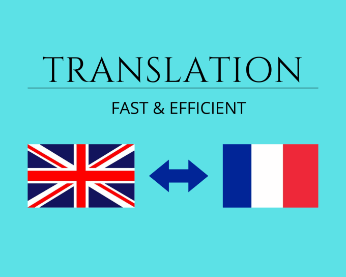 Translate english to french by Celianhopkins | Fiverr