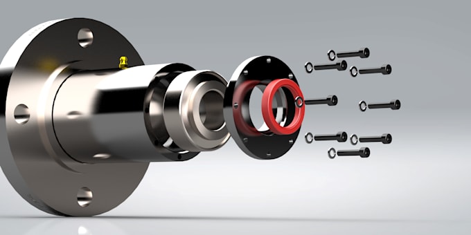 do 3d cad design and modeling from drawing or sketch