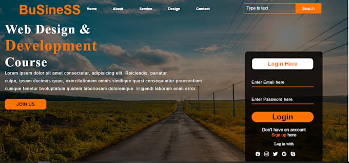 Design a responsive web design using html bootstrap and css by ...
