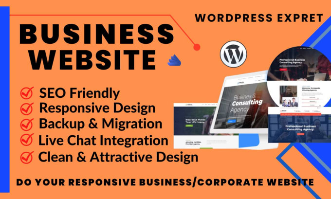 do business, corporate website with divi or any other theme