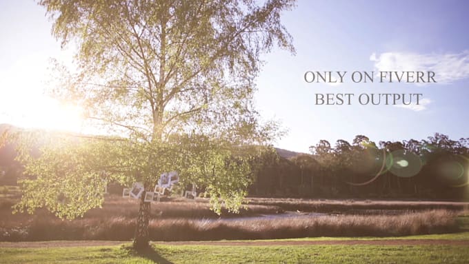 create a beautiful summer nature photo gallery animation
