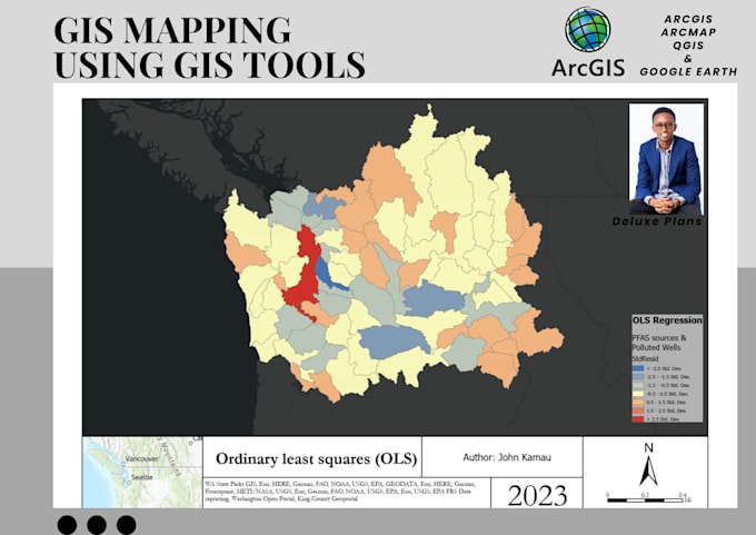 create gis maps using arcmap and arcgis pro