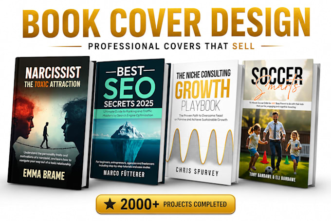 design professional KDP book cover for kindle, paperback, and amazon