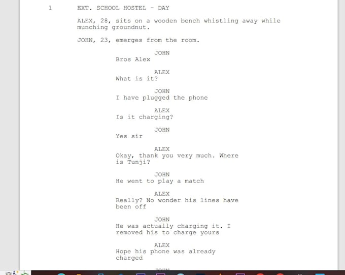 Proofread your screenplay draft by Igetobi | Fiverr