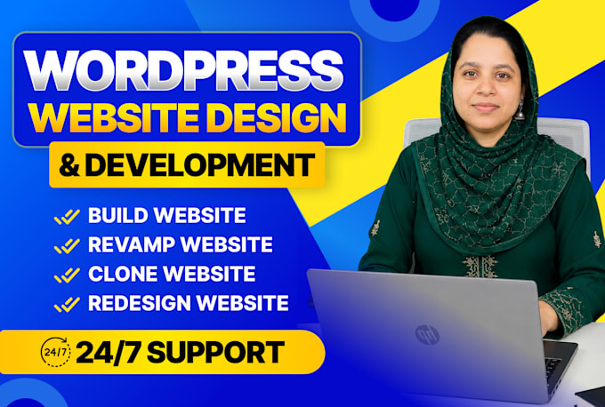 build wordpress website development, design, clone, redesign wordpress website