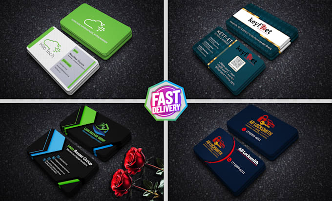 design professional business card in 24 hours