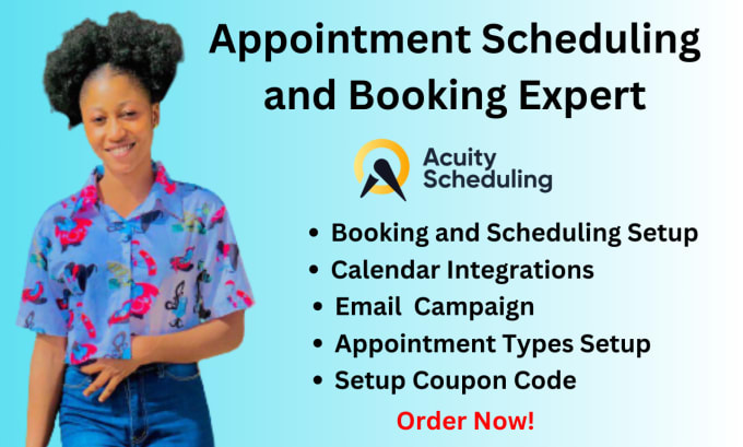 Setup integrate your appointment booking system calendly acuity