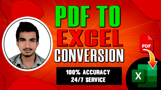 Convert pdf to excel speedily by Aarushnp | Fiverr