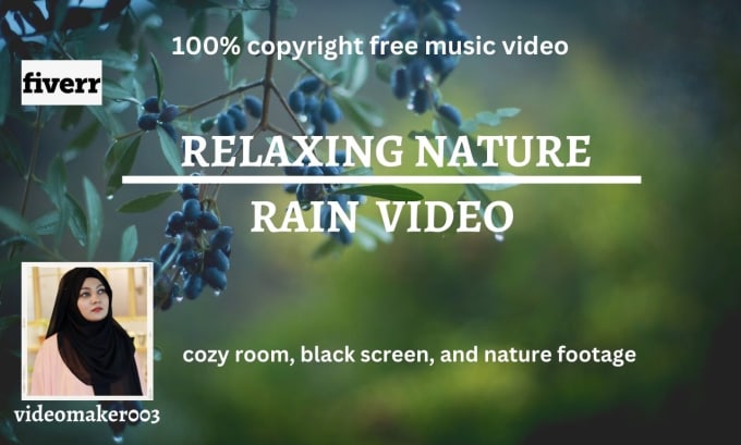 create HD thunder sounds with rain video