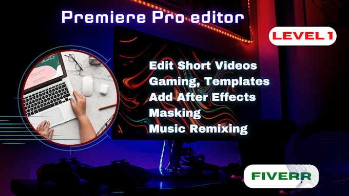Edit premiere pro templates after effects and short videos by