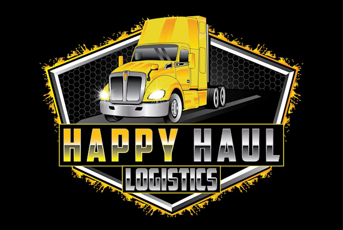 design a custom trucking and logistics logo