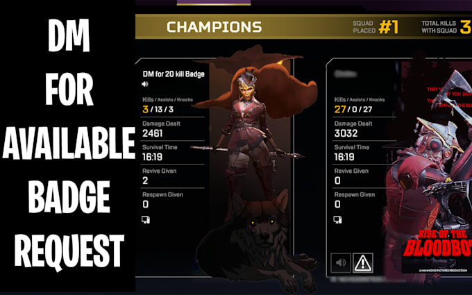 teach you how to get the best badges on apex legends