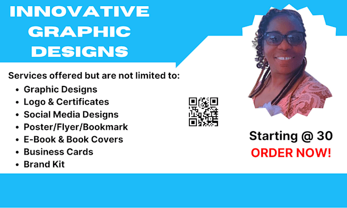 create innovative graphic designs or edits plus a bonus