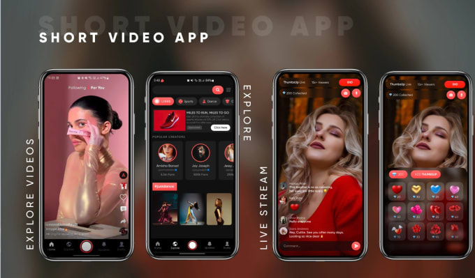 Develop Tiktok App Clone Tiktok App Tiktok App For Android And Ios By 