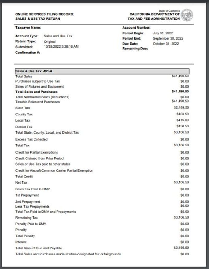 File your sales tax return of all usa states by Dhotrer Fiverr