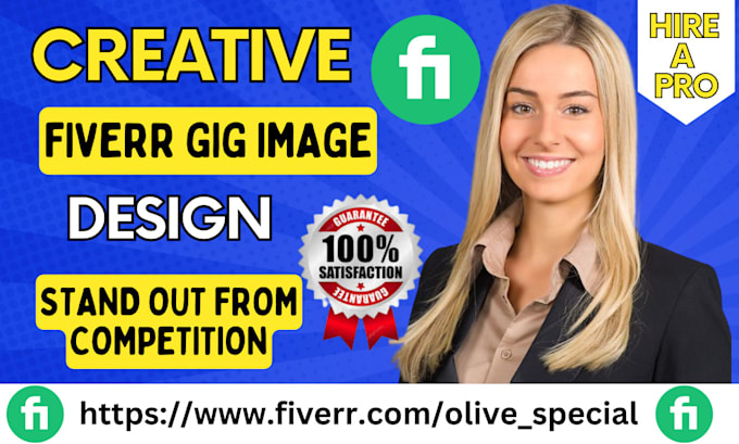 Design creative fiverr gig image, gig picture, gig cover, thumbnail by ...