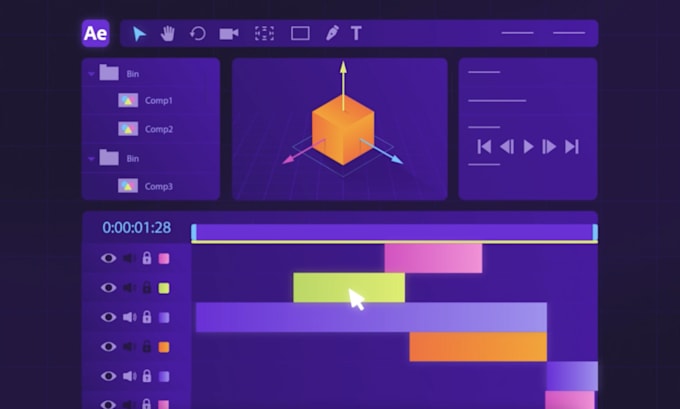 edit any after effects template or make a custom animation