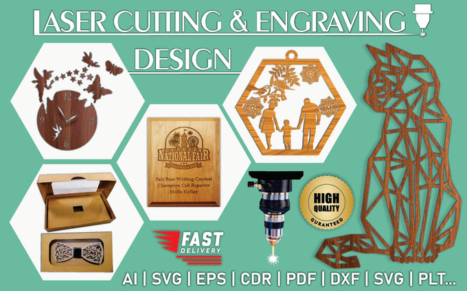 Turn your images, drawing for laser cutting and engraving by ...