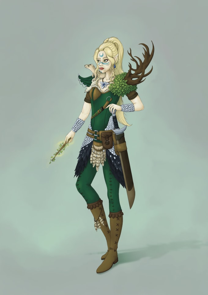 Design your dungeons and dragons original character by Jaccoart | Fiverr