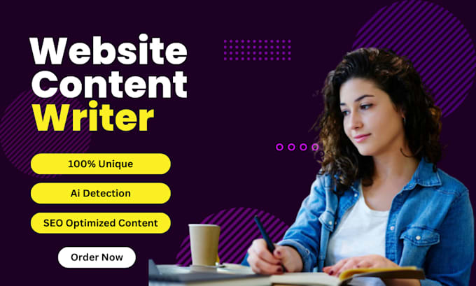 be your website content writer and blog post writer