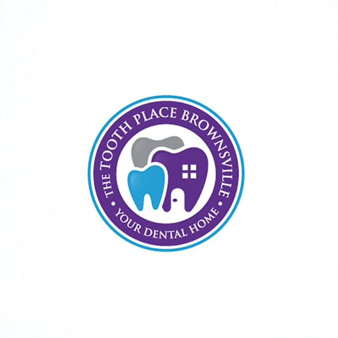 create unique modern dental logo design