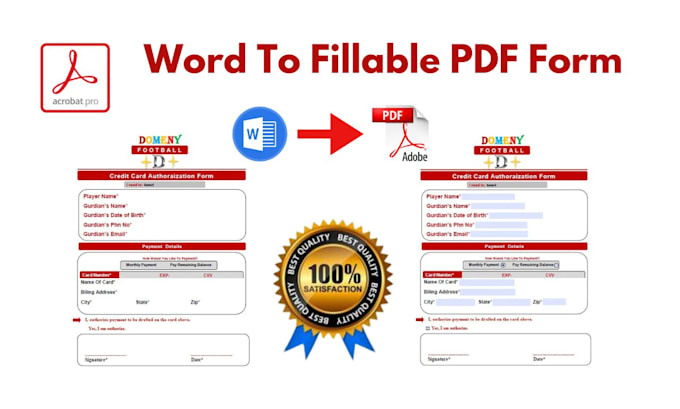 Design a pdf form and convert to fillable pdf form within 24 hrs by ...