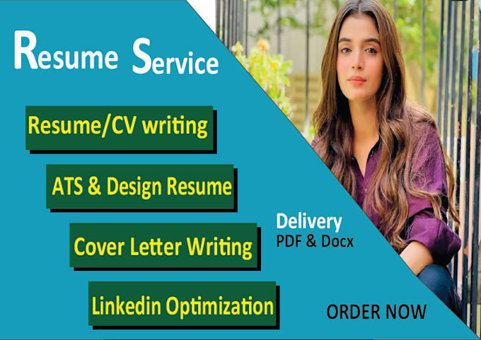 do professional ats resume writing, cv writing, cover letter and linkedin