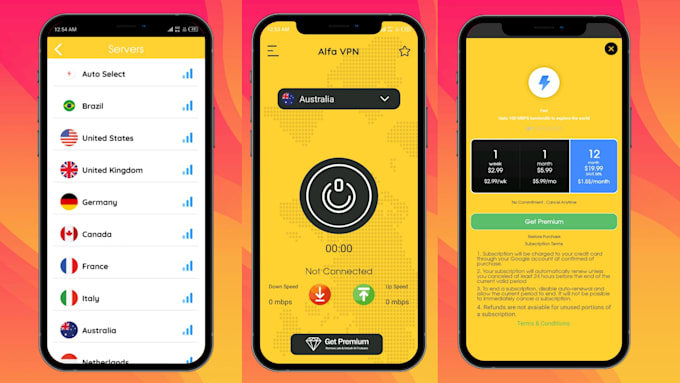 create a ready to publish android VPN app