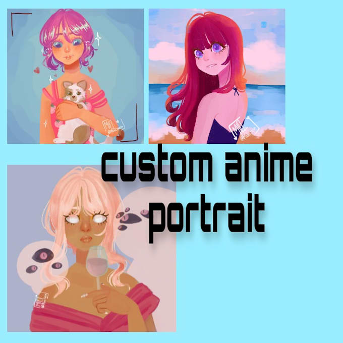 draw you in anime style