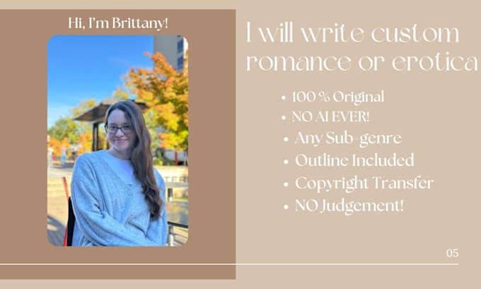 write custom romance or erotica